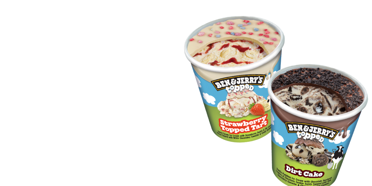Topped Ben Jerry s